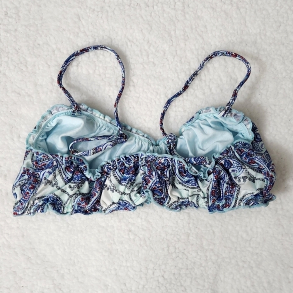 New!Frankie's‎ Bikinis Arabelle Shine Bralette Bikini Top - Picture 10 of 12